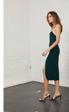 Margaux Panel Dress- Forest
