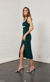 Margaux Mouth Dress- Forest
