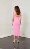 Margaux Mouth Dress- Fuchsia