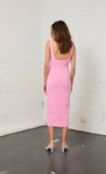 Margaux Mouth Dress- Fuchsia