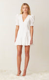 Puka Shell Mini Dress- Ivory