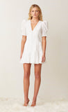 Puka Shell Mini Dress- Ivory