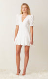 Puka Shell Mini Dress- Ivory
