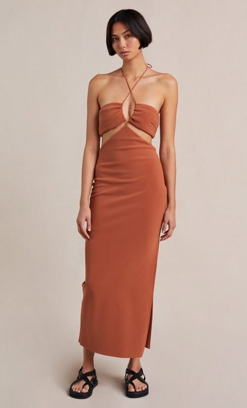 Alba Dress- Terracotta