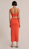 Clover Crop Top- Flame