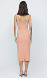 Karina Tuck Midi Dress- Peach Sherbert