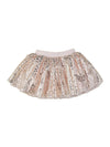 Gold Animal Tulle Skirt