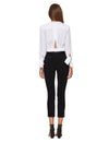 Auguste Tie Front Shirt- White