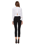 Auguste Tie Front Shirt- White
