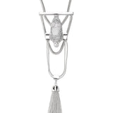 Hunter & Gatherer Nacklace- White Howlite/ Silver