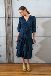 AM Hannah Midi Dress - Navy