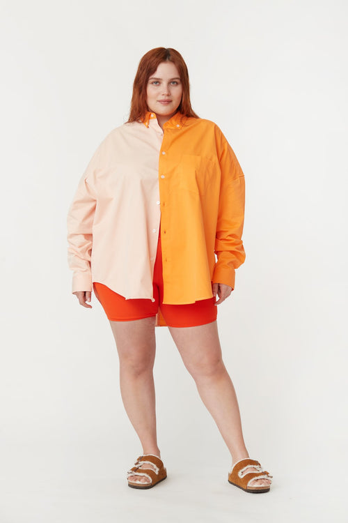 Harry Shirt In Orange/Peach