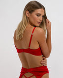 ROSE UNDERWIRE BRA - RED