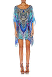 Short Round Neck Kaftan- Moon Dance