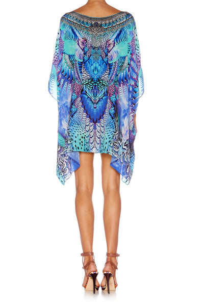 Short Round Neck Kaftan- Moon Dance