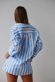 BUDDY SHIRT - AZURE STRIPE