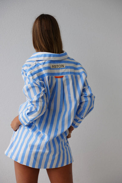 BUDDY SHIRT - AZURE STRIPE