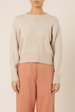 Ari Knit Jumper- Sand