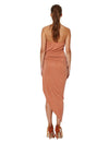 Delphine Strapless Dress- Terracotta