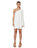 Lunetta Asymmetrical Dress- Ivory