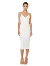 Ellette Plunge Dress- Ivory