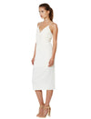 Ellette Plunge Dress- Ivory