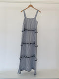 Clementine Maxi Dress- Navy Stripe