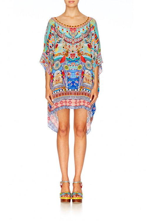 Short Round Neck Kaftan- Close To My Heart