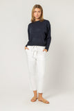 Otis Knit- Washed Navy