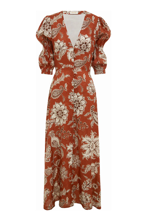 Jucara Ruched V Gown