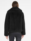Teddy Luxe Short Jacket- Black