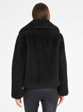Teddy Luxe Short Jacket- Black