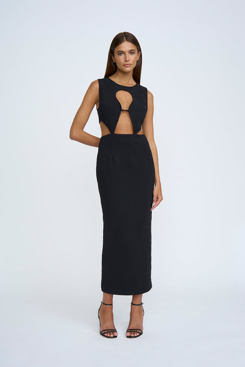 LEANDRA CUT OUT MIDI