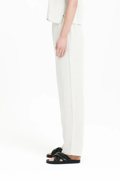 Lounge Linen Pant- Natural