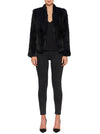 Lush Luxe Fur Jacket- Black
