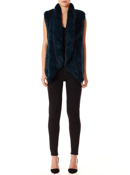 Lush Luxe Vest- Teal