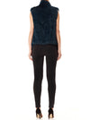 Lush Luxe Vest- Teal