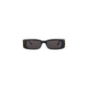 DYNASTY RECTANGLE SUNGLASSES IN BLACK