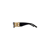 DYNASTY RECTANGLE SUNGLASSES IN BLACK