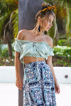 Emelie Wrap Skirt- Amalfi