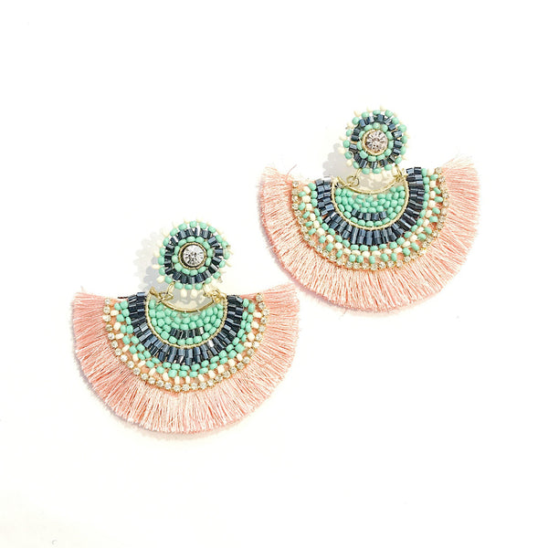 Leah Earring- Pink