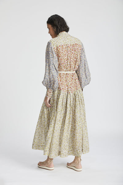 Lucia Patchwork Shirt Dress