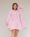 Avalon Smock Dress- Candy Gingham