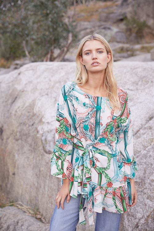 Flows Top- Floral