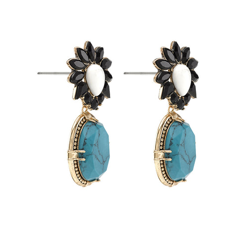 Midnight Dahlia Earrings