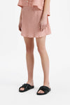 Rhys Cupro Mini Skirt