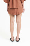 Lounge Linen Short- Terracotta