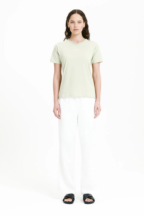 Nude. Organic Heritage Tee- Eucalyptus