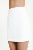 Rynn Linen Mini Skirt- White
