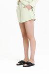 Cruz Poplin Short- Eucalyptus